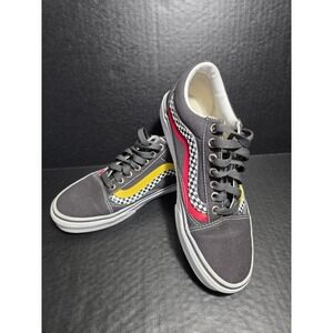 VANS Old Skool Wave Multi Sneaker Shoes Mens 8 / Womens 9.5 Black Checkerboard